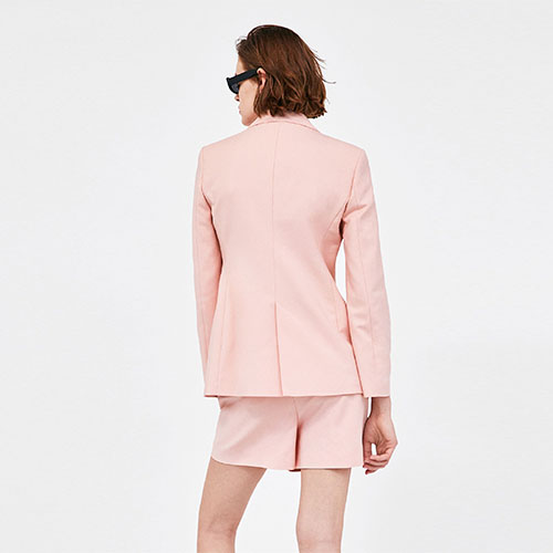2018 Hot Side And Back Pockets Suit Tunic Dress